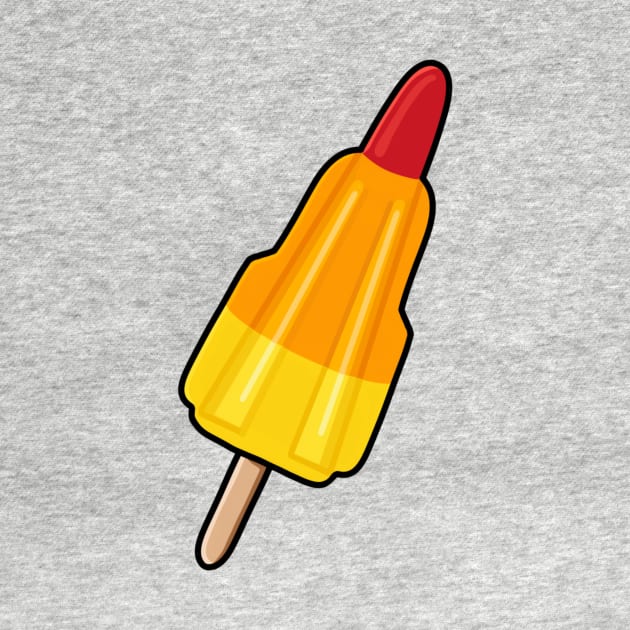 Rocket Shaped Ice Lolly by AlmightyClaire